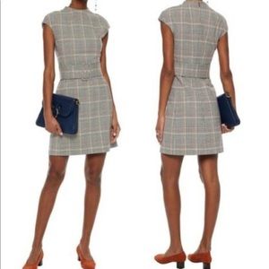 Theory Mod Belted Mini Dress